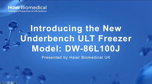 Haier Biomedical ULT Freezer DW-86L100J Webinar.png