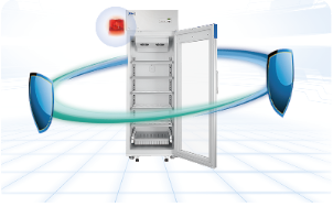 Frigorífico de farmácia avançado - Visor LED